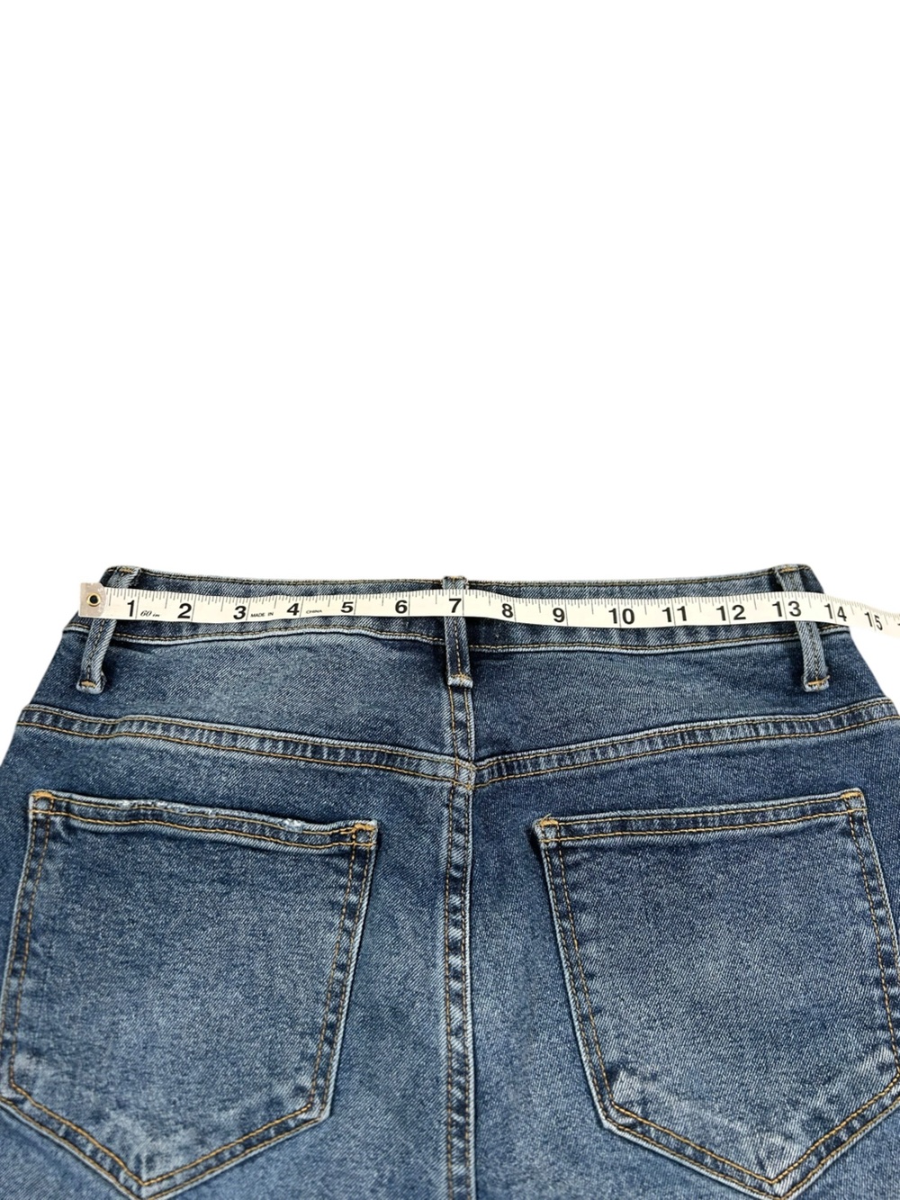 DRIFTWOOD Stella High Rise Straight Leg Ankle Jeans Medium Wash Size 28 - Picture 11 of 13